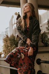 Paige Denim Jacket In Black - Final Sale