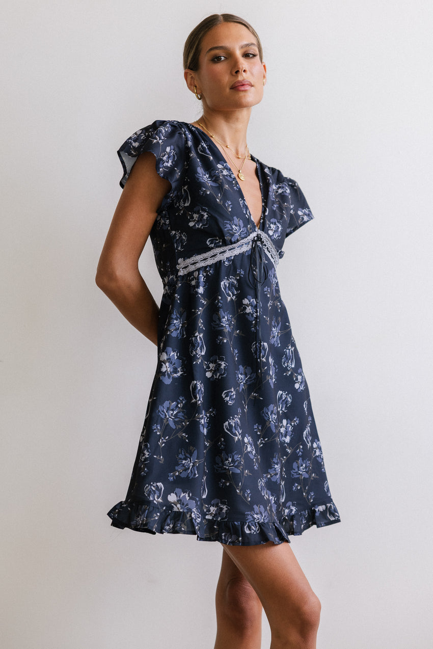 Valerie Floral Mini Dress - Final Sale