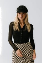 Vernon Sheer Button Up In Black