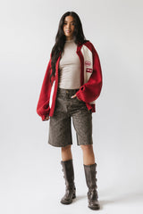 Jessy Leopard Bermuda Shorts - FINAL SALE