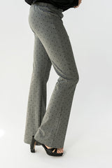 Chloe Polka Dot Pants In Charcoal - Final Sale