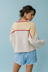 Halle Embroidered Sweater - Final Sale