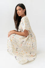 Aurelia Smocked Floral Midi Dress