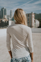 Brinley Layered Top In Bone - Final Sale