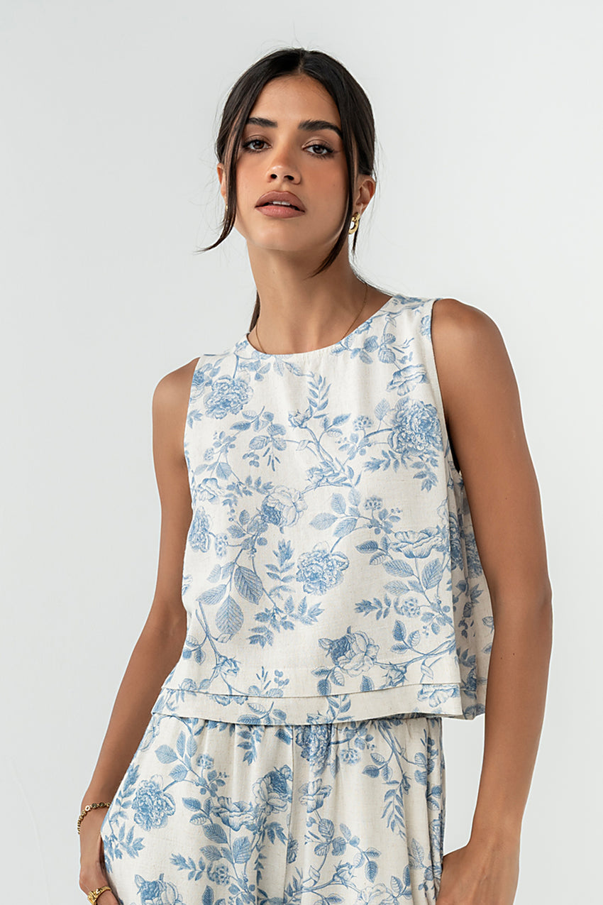 Orabella Floral Tank Top