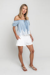 Miley Denim Blouse