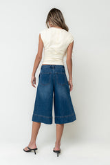 Alix Denim Culottes - Final Sale