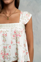 Maya Floral Tank Top - Final Sale