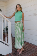 Ruby Tank In Green - Final Sale