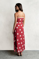 Taya Polka Dot Midi Dress - Final Sale
