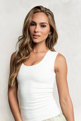 Sayla Tank Top in Cream