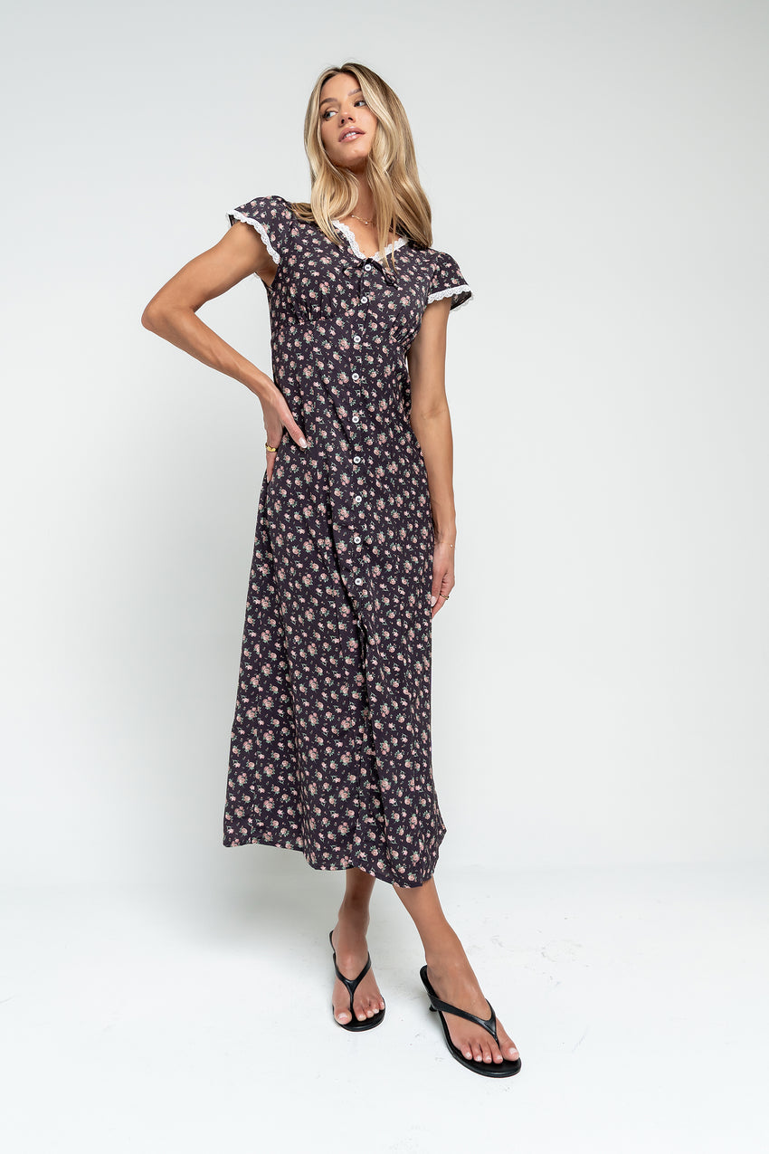 Josie Floral Midi Dress