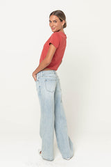 Millie Polka Dot Tee In Red