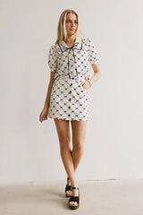 Maia Bow Mini Skirt - FINAL SALE