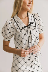Maia Bow Collared Top - Final Sale