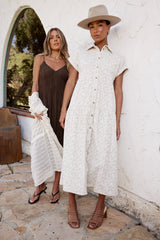 Lane Collared Maxi Dress - Final Sale
